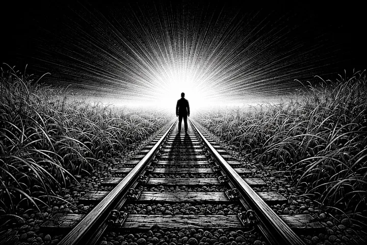 Cover image for "You're Not Educating Your Child — You're Reading a Dead Map" — You think you're anxious about your child's future. You're not. You're anxious about yourself — because the world you built your life on no longer exists.